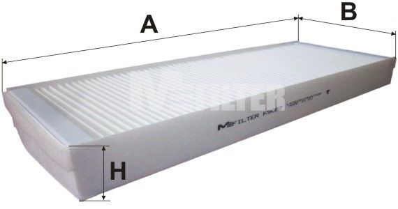 Filtr, vzduch v interiéru K 9087