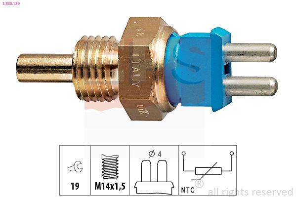Sensor, temperatura del refrigerante