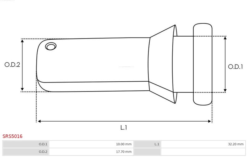 Ремонтний комплект, стартер, Auto Starter SRS5016