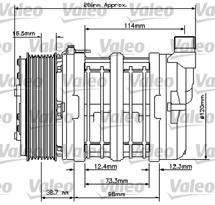 Συμπιεστής, συστ. κλιματισμού  NEW ORIGINAL PART