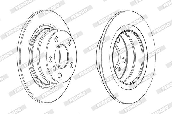 FERODO DDF2197C Brake Disc