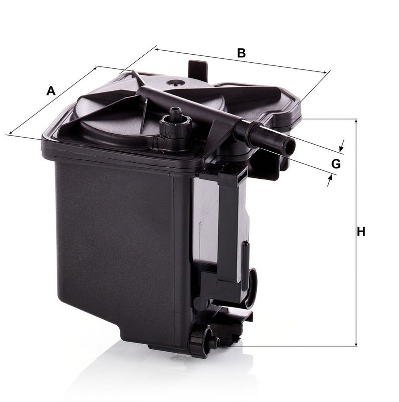 Kütusefilter, MANN-FILTER WK 939, 2 Z