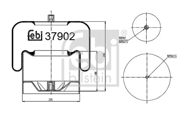 Mech, pneumatické odpružení 37902