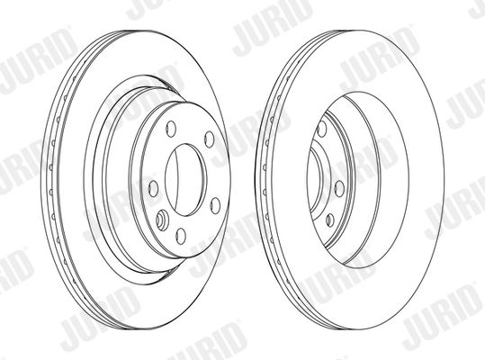 Гальмівний диск, Jurid 562603JC