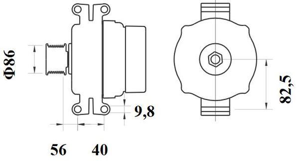 MAHLE MG 808 Alternator
