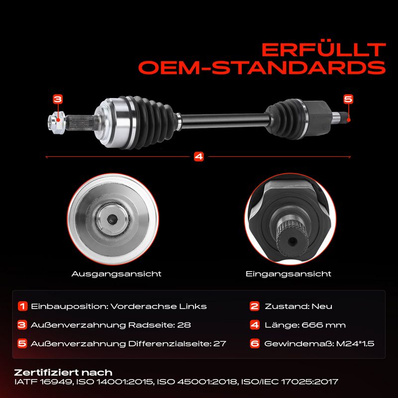 Frankberg 5481FB0010232 Drive Shaft