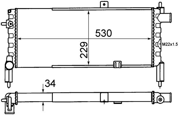 Product Image - Radiateur - CR442000S - MAHLE