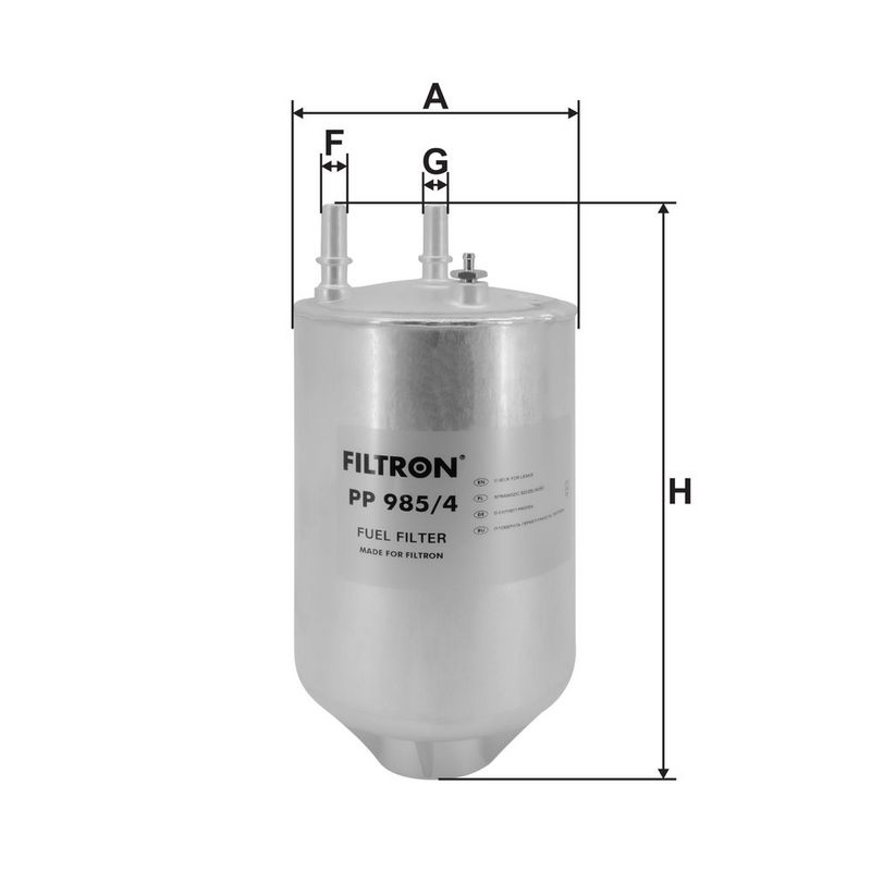 Kütusefilter, FILTRON PP 985, 4