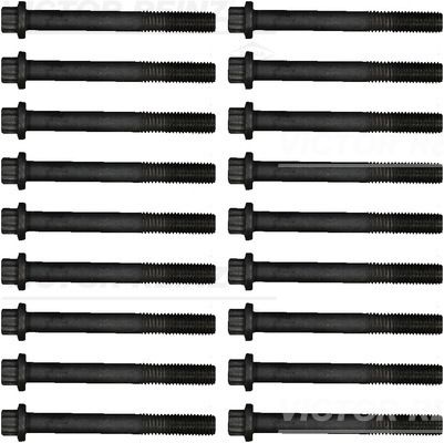 Set surub, chiulasa 14-19072-01 VICTOR REINZ