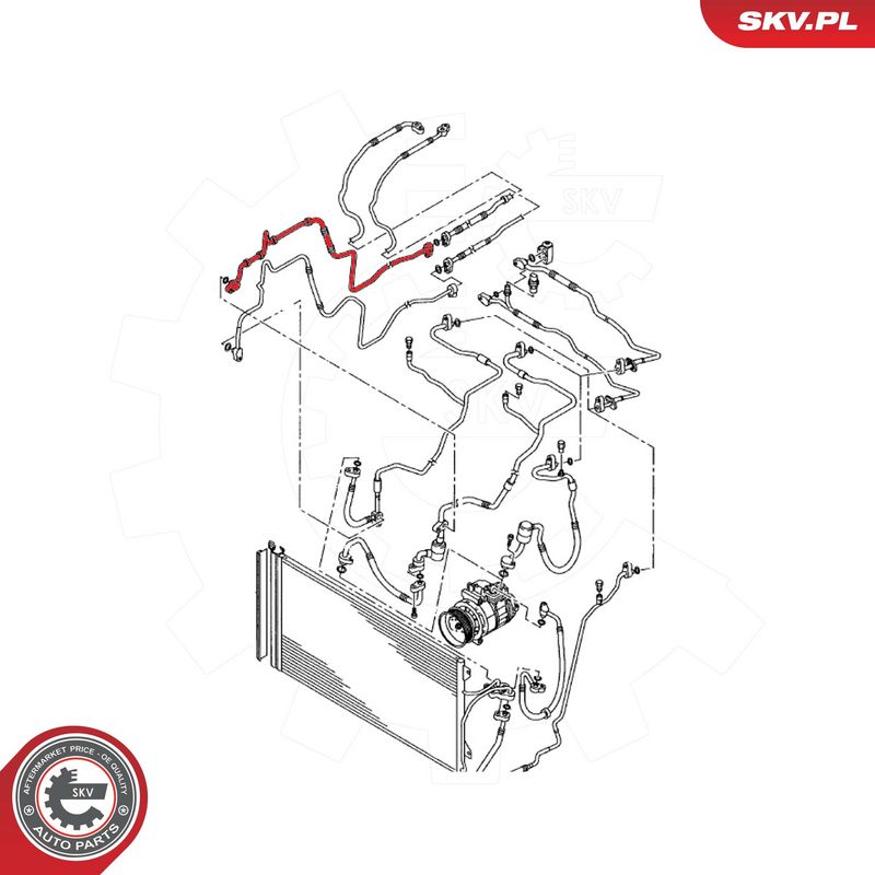 Kõrgsurve-, madalsurvetorustik, kliimaseade, ESEN SKV 43SKV583