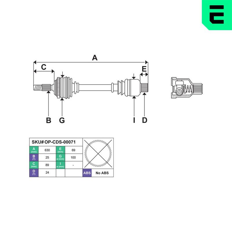 This part match OEM code: 3272LV