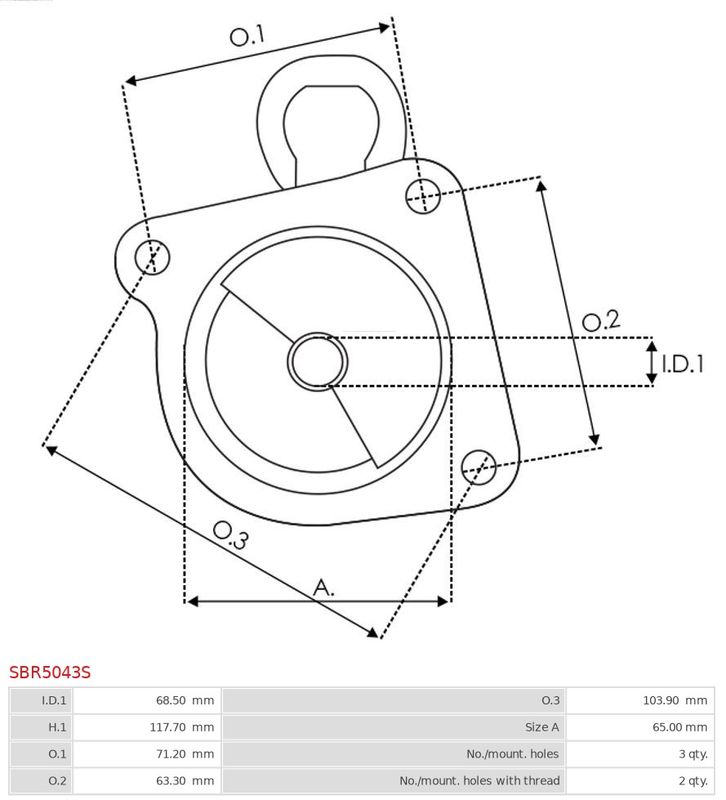 Кришка стартера, карбюратор, Auto Starter SBR5043S