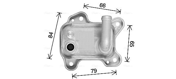 AVA QUALITY COOLING Olajhűtő, motorolaj OL3716