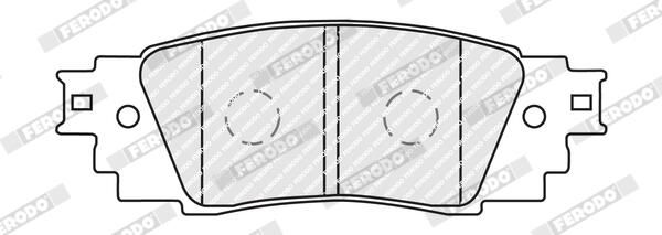 FERODO FDB5122 Brake Pad Set, disc brake