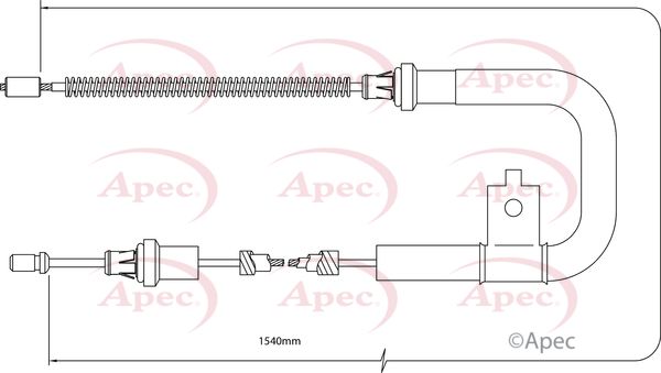 APEC Cable Pull, parking brake CAB1311