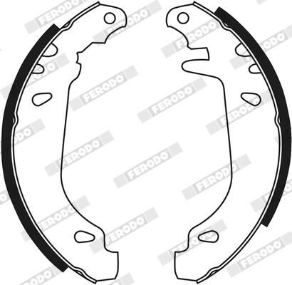 FERODO FSB337 Brake Shoe Set