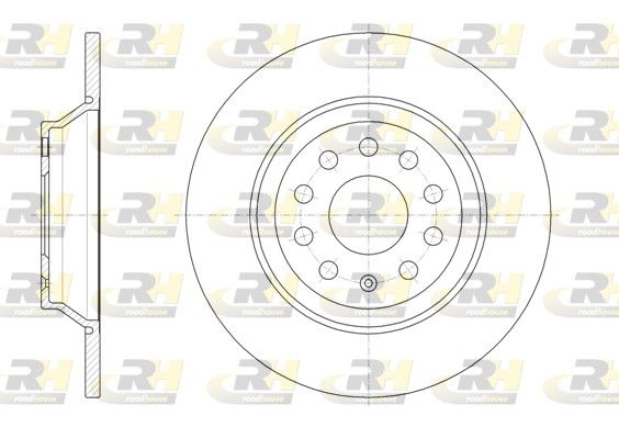 Гальмівний диск, Roadhouse 61587.00