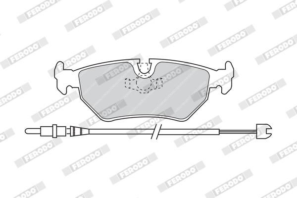 FERODO Plaquettes de frein à disque FDB1003