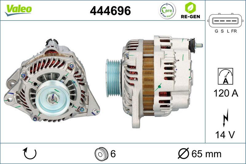 VALEO Dynamo / Alternator 444696