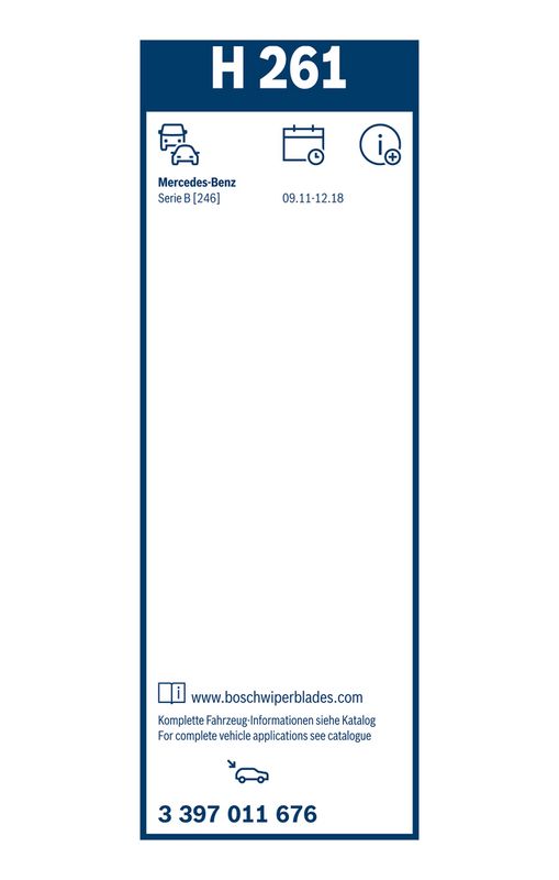 BOSCH 3 397 011 676 Wiper Blade