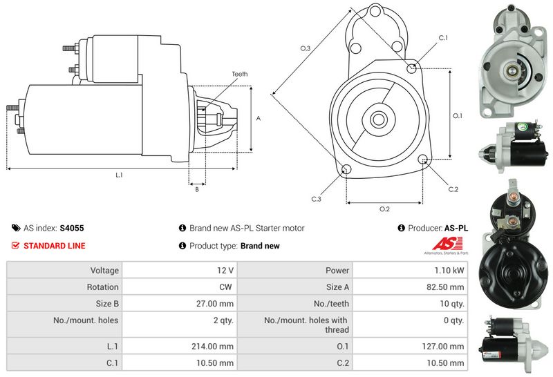 AS-PL S4055 Starter