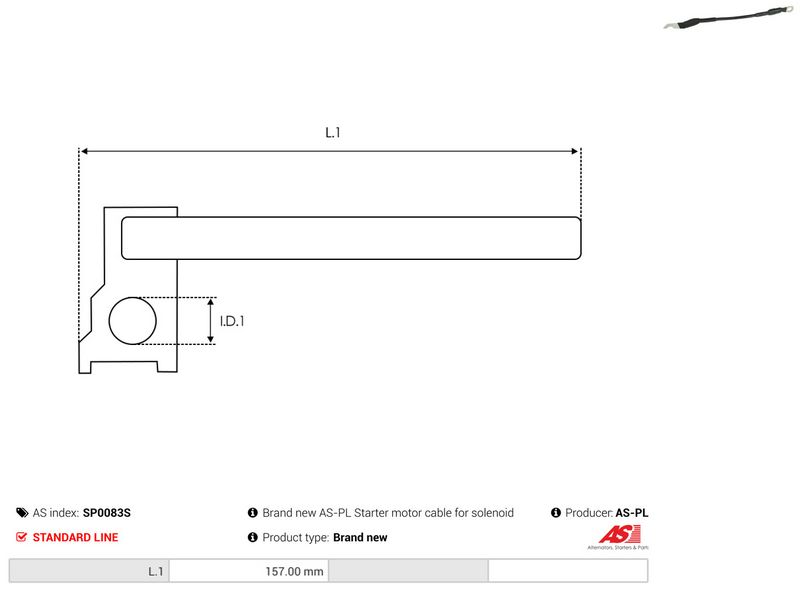 AS-PL SP0083S Repair Kit, starter