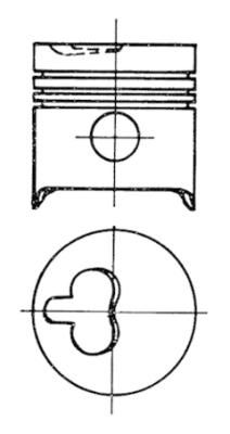 KOLBENSCHMIDT dugattyú 93523700