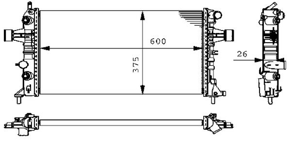 MAHLE CR 228 000S Radiator, engine cooling