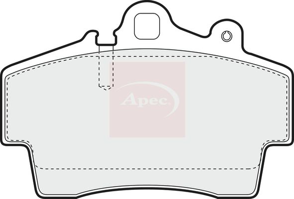 APEC Brake Pad Set, disc brake PAD1068