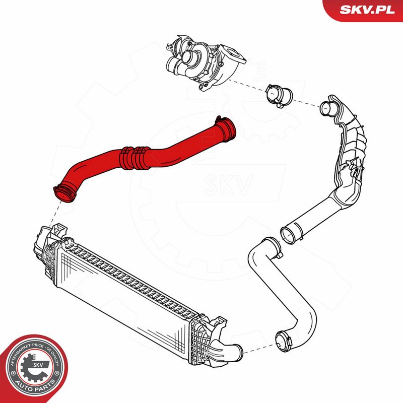 ESEN SKV 24SKV783 Charge Air Hose
