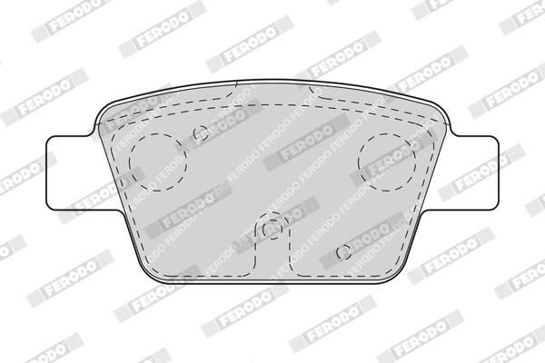 FERODO FDB1469 Brake Pad Set, disc brake