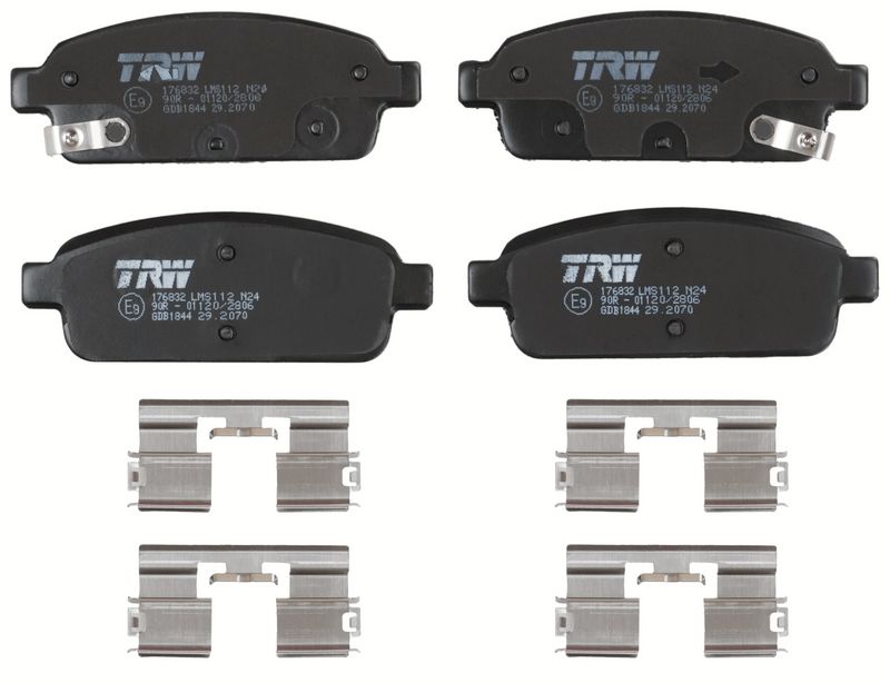 TRW GDB1844 Brake Pad Set, disc brake