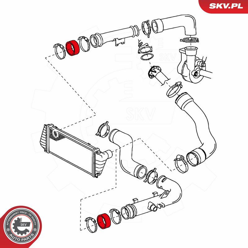 ESEN SKV 24SKV062 Charge Air Hose