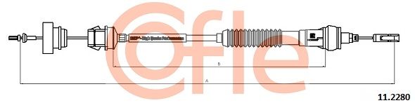 Тросовий привод, привод зчеплення, Cofle 92112280