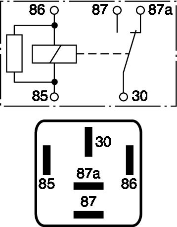 Releu, curent alimentare 0 986 332 041 BOSCH