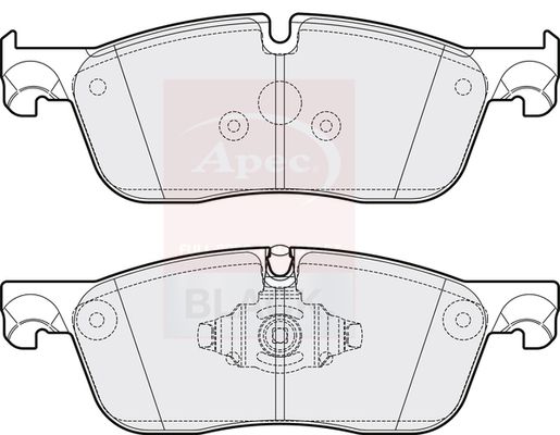 APEC Brake Pad Set, disc brake PAD2116B