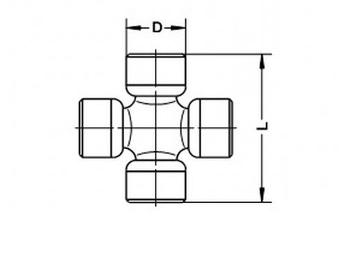 LÖBRO U 059 Joint, propshaft