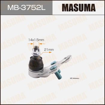 Опора шаровая передн нижн TOYOTA CAMRY, HARRIER/ MCU3#, ACU3#/ LH (MB-3752L) MASUMA