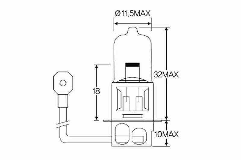 Лампа розжарювання, прожектор робочого освітлення, Vemo V99-84-0013