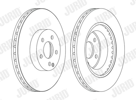 Гальмівний диск, Jurid 562396JC-1