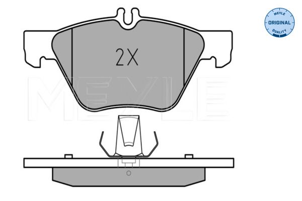 MEYLE 025 216 7020 Brake Pad Set, disc brake