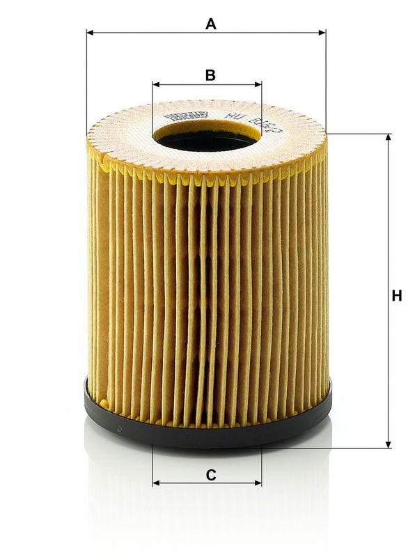 Õlifilter, MANN-FILTER HU 816, 2 x