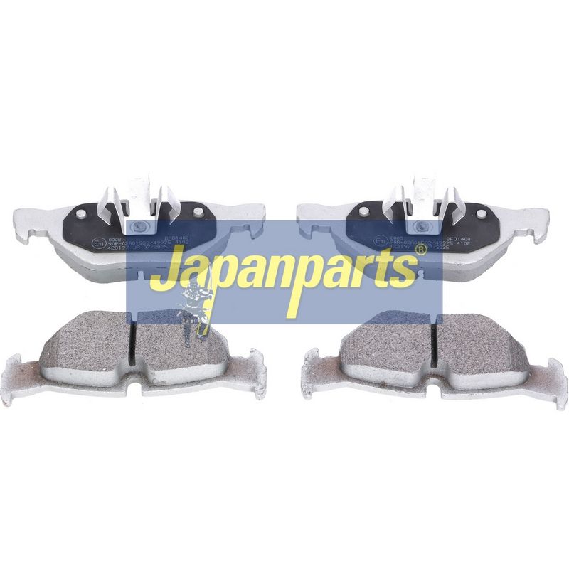 set placute frana,frana disc JAPANPARTS PP-0008AF