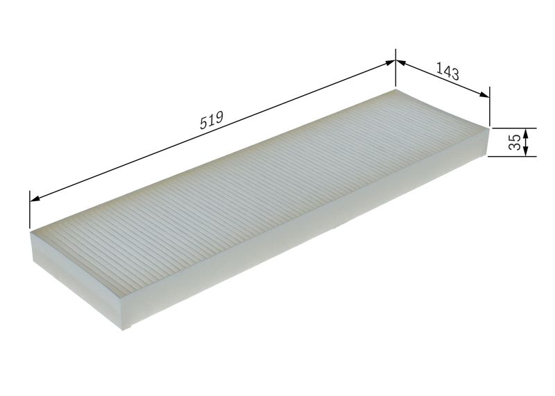 BOSCH 1 987 435 109 Filter, cabin air
