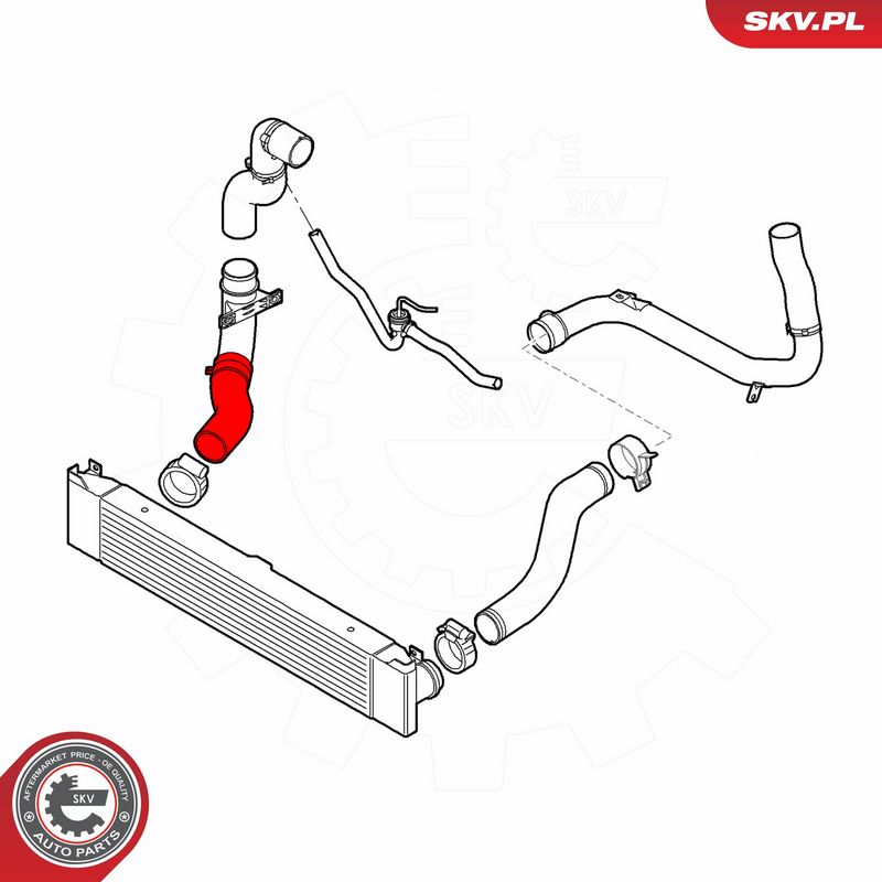 ESEN SKV 24SKV561 Charge Air Hose