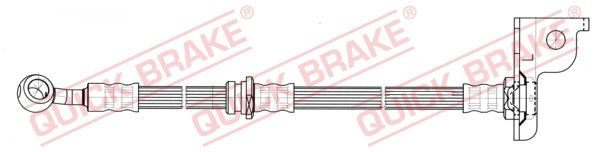 Гальмівний шланг, Quick Brake 50.820