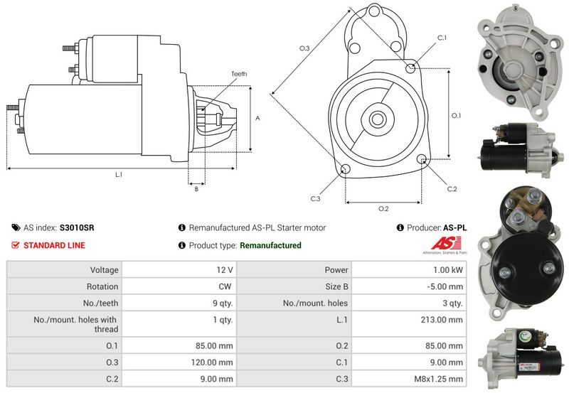 AS-PL S3010SR Starter