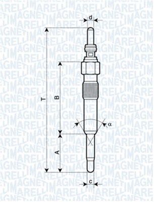 MAGNETI MARELLI izzítógyertya 062900028304