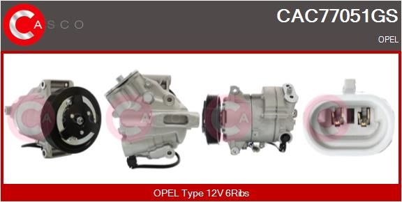 Kompresor, klimatizace CAC77051GS