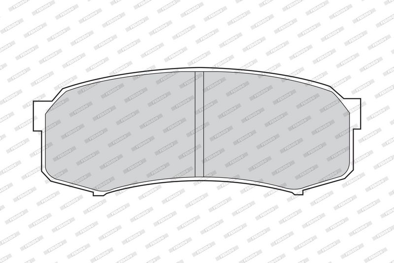 FERODO Plaquettes de frein à disque FDB1021